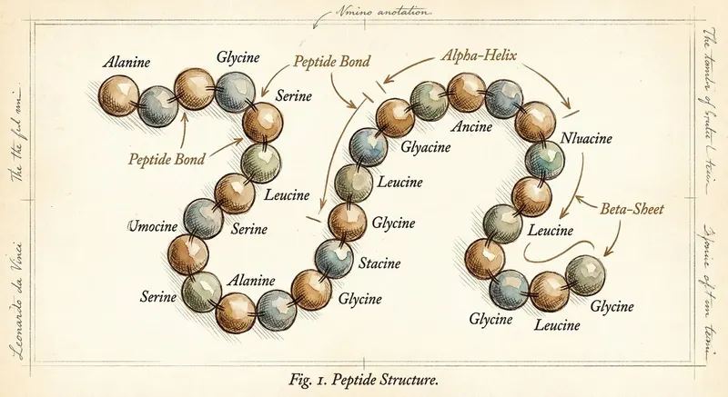 Structure Moléculaire des Peptides : De la Séquence à la Fonction