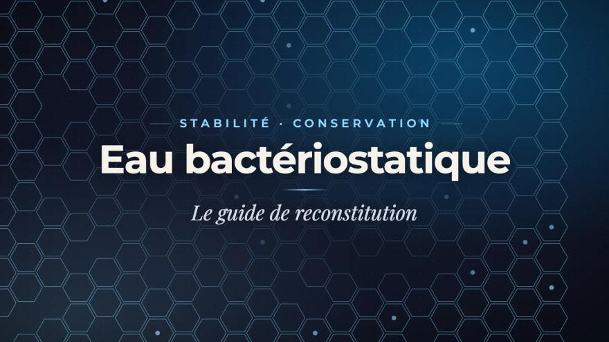Bacteriostatic water: complete guide for research peptide reconstitution