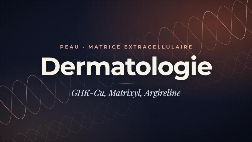 Dermatological peptides in research: GHK-Cu, Matrixyl, Argireline and the science of cosmeceuticals