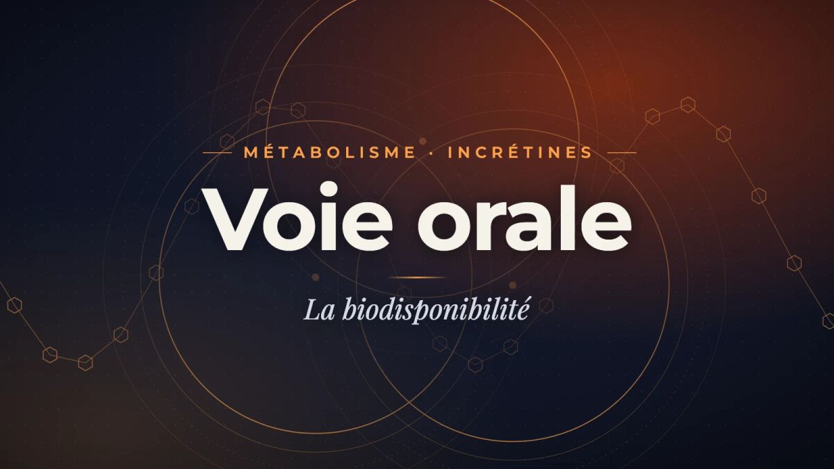 Image de couverture : Peptides oraux en recherche : la biodisponibilité change la donne