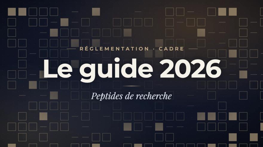 Research peptides in France: the complete 2026 guide