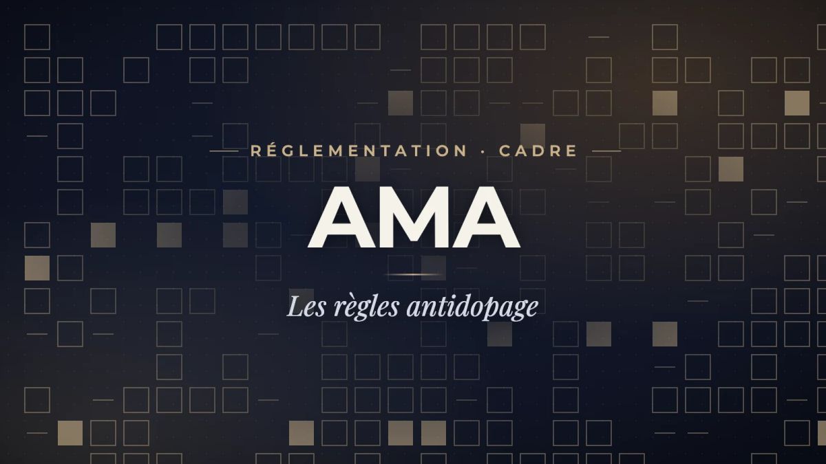 Image de couverture : Peptides et sport professionnel : les règles antidopage de l'AMA